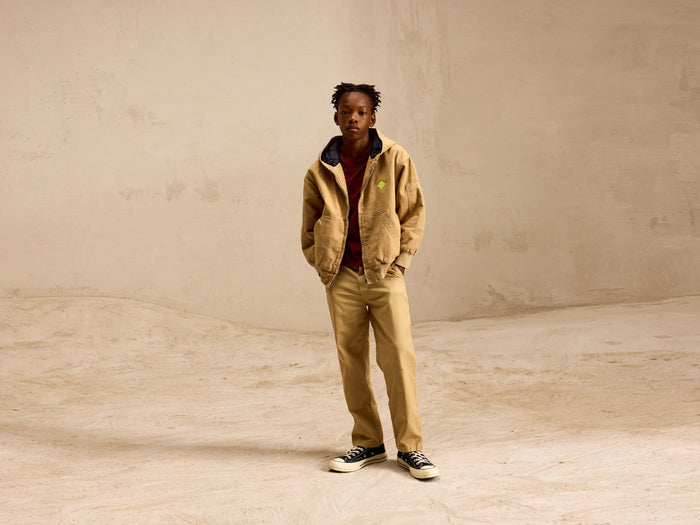 Bellerose Veste de pluie beige à capuche pour garçons