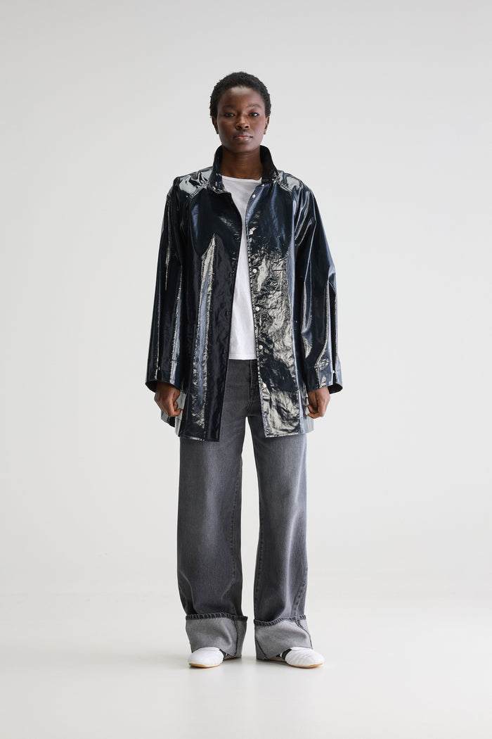 Bellerose Veste De Pluie Bleu Marine Décontractée Pour Femmes