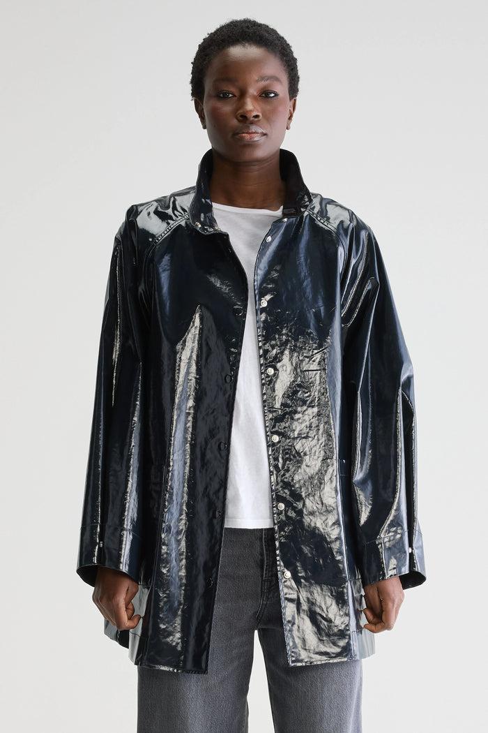 Bellerose Veste De Pluie Bleu Marine Décontractée Pour Femmes