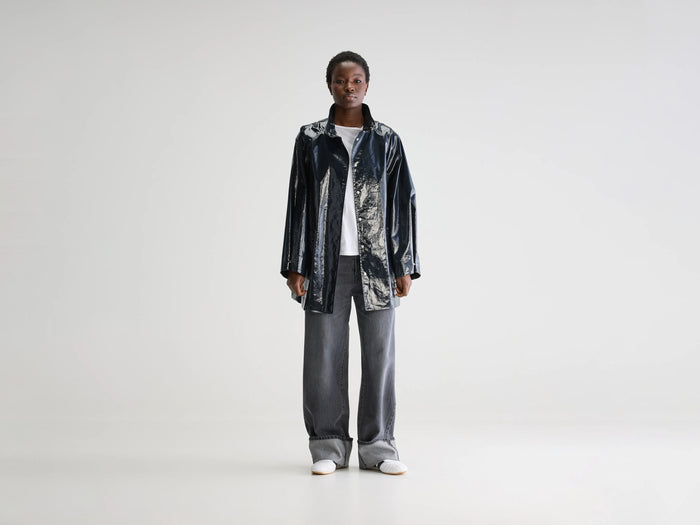 Bellerose Veste de pluie bleu marine décontractée pour femmes