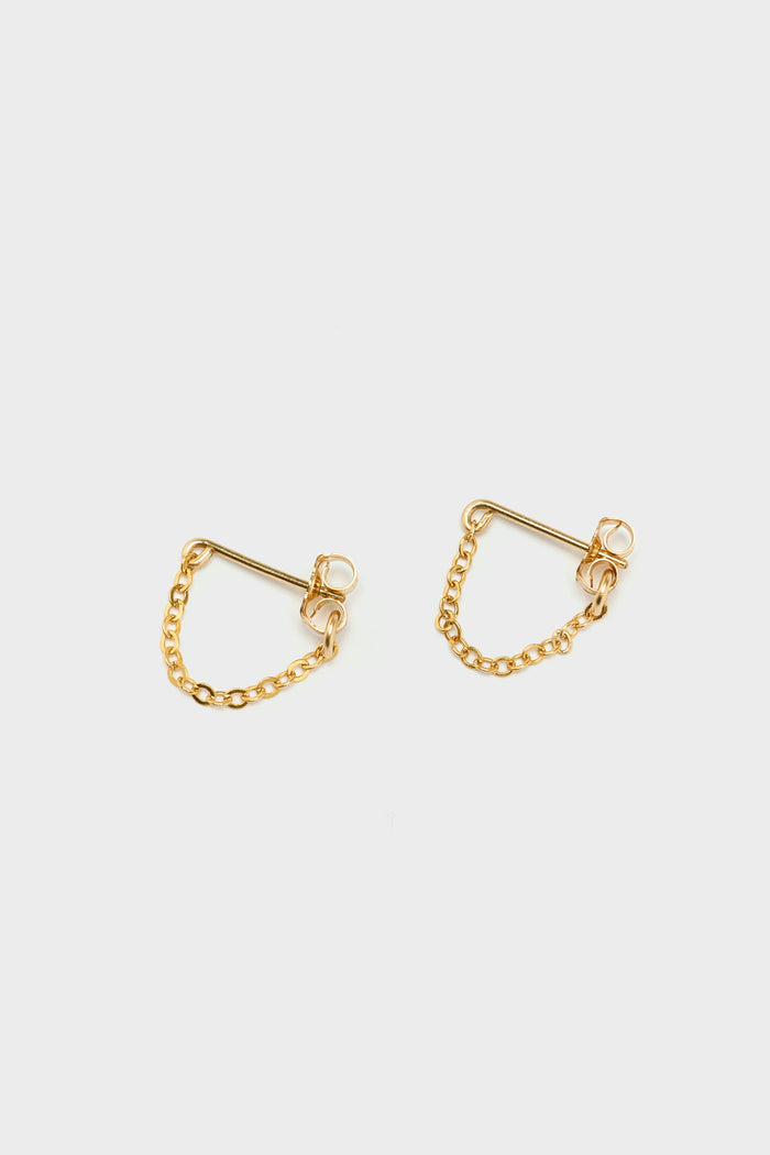 Yay Yay Boucles D'Oreilles Essential En Chaîne Dorée