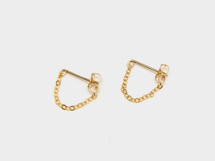 Yay Yay Boucles D'Oreilles Essential En Chaîne Dorée