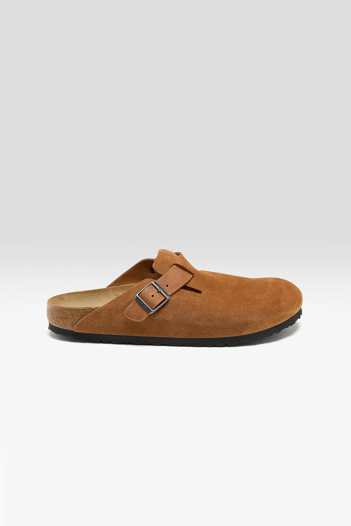 Birkenstock Birkenstock Boston Mixed Leather Clogs For Men