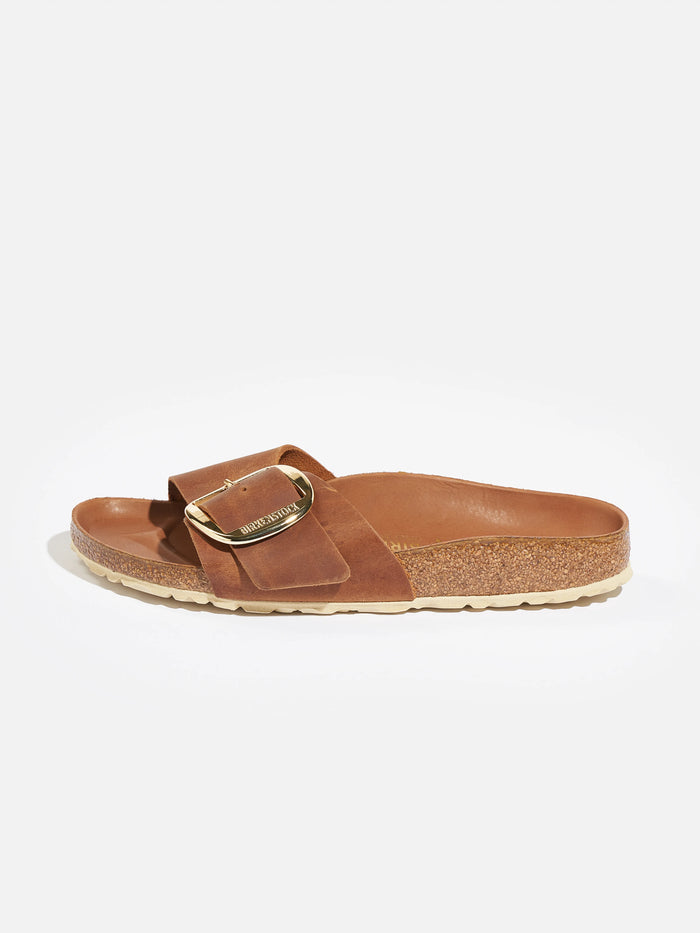 Birkenstock Birkenstock Madrid Big Buckle En Cognac Pour Femmes