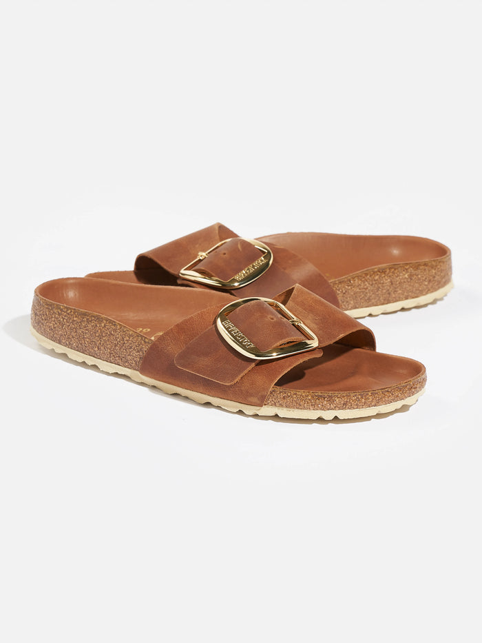 Birkenstock Birkenstock Madrid Big Buckle En Cognac Pour Femmes