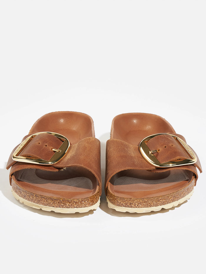 Birkenstock Birkenstock Madrid Big Buckle En Cognac Pour Femmes