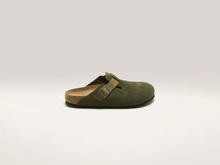 Birkenstock Birkenstock Sabots Birkenstock Boston en cuir mélangé pour hommes
