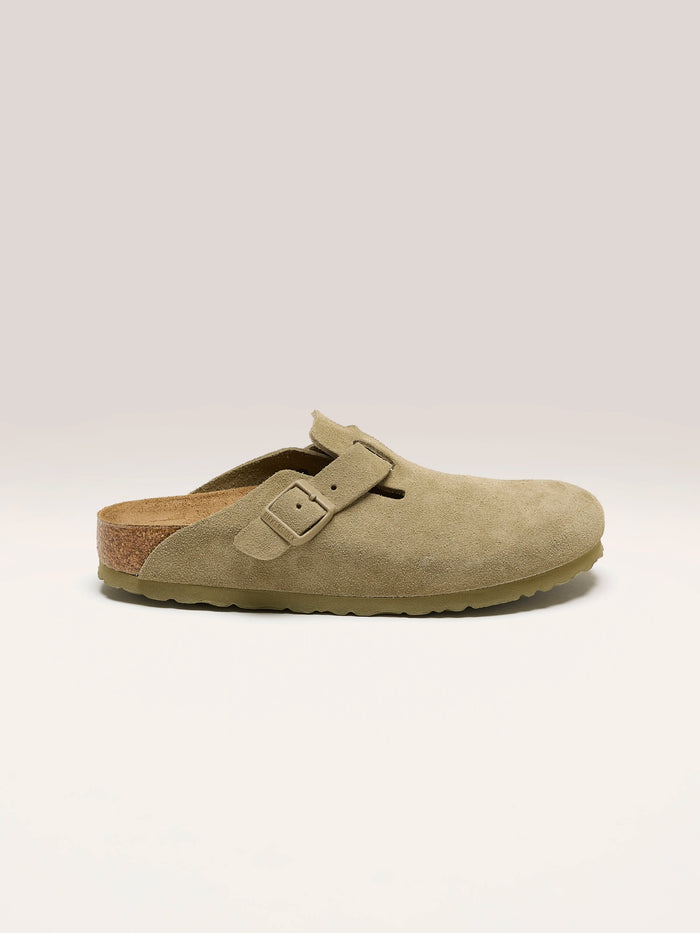Birkenstock Birkenstock Sabots Birkenstock Boston Suede Pour Femmes