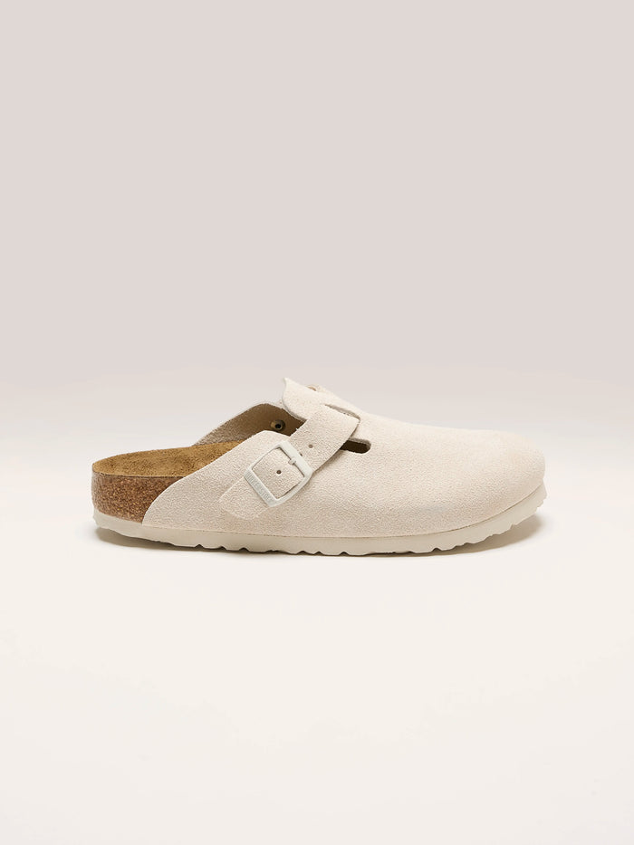 Birkenstock Birkenstock Sabots Birkenstock Boston Suede Pour Femmes