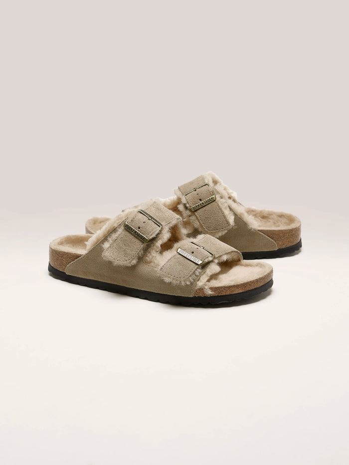 Birkenstock Birkenstock Sandales Birkenstock Arizona Shearling Pour Femmes