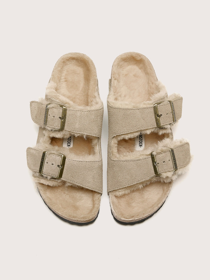 Birkenstock Birkenstock Sandales Birkenstock Arizona Shearling Pour Femmes