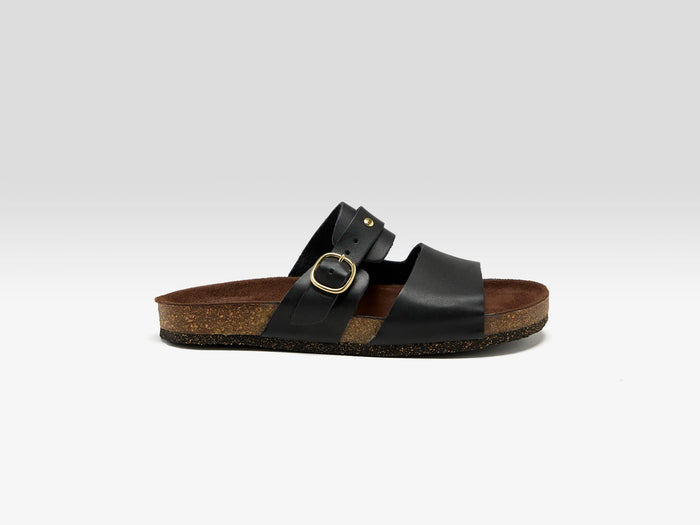 Bosabo Bosabo Black Leather Sandals