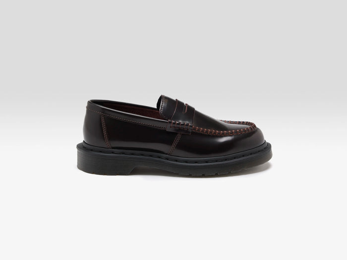 Dr martens Dr. Martens Penton Cherry Red Leather Loafers