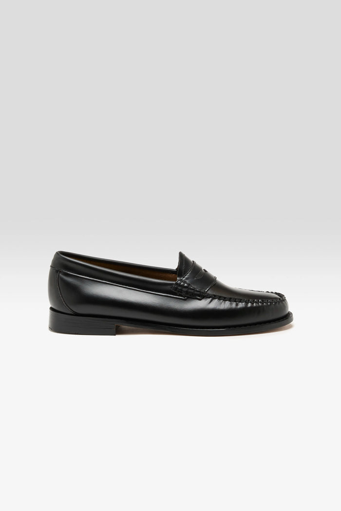Gh Bass G. H. Bass Women's Weejuns Black Penny Loafers