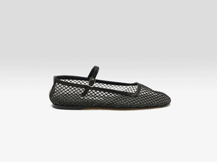 Miista Miista Vanita Black Ballerinas