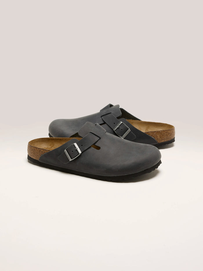 Birkenstock Sabots Birkenstock Boston Oiled Leather Pour Hommes