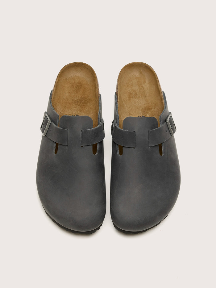 Birkenstock Sabots Birkenstock Boston Oiled Leather Pour Hommes