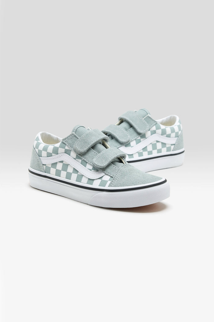 Vans Vans Old Skool V Checkerboard Shoes For Kids