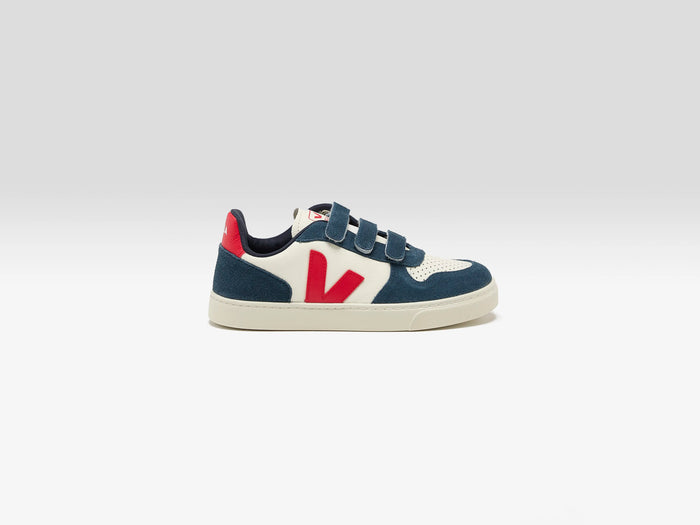 Veja Veja V-10 Chromefree Leather Sneakers for Kids