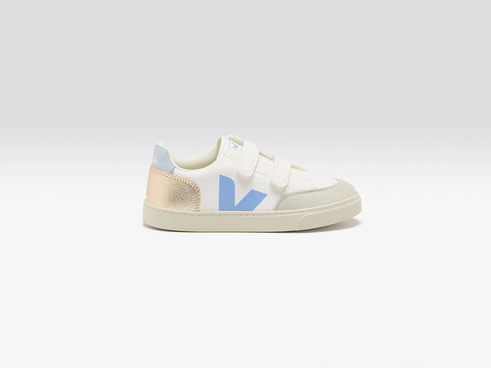 Veja Veja V-12 Chromefree Leather Sneakers for Kids