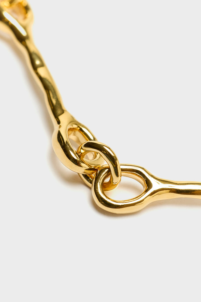Alhaja Alhaja Nautilus Gold Chain Necklace