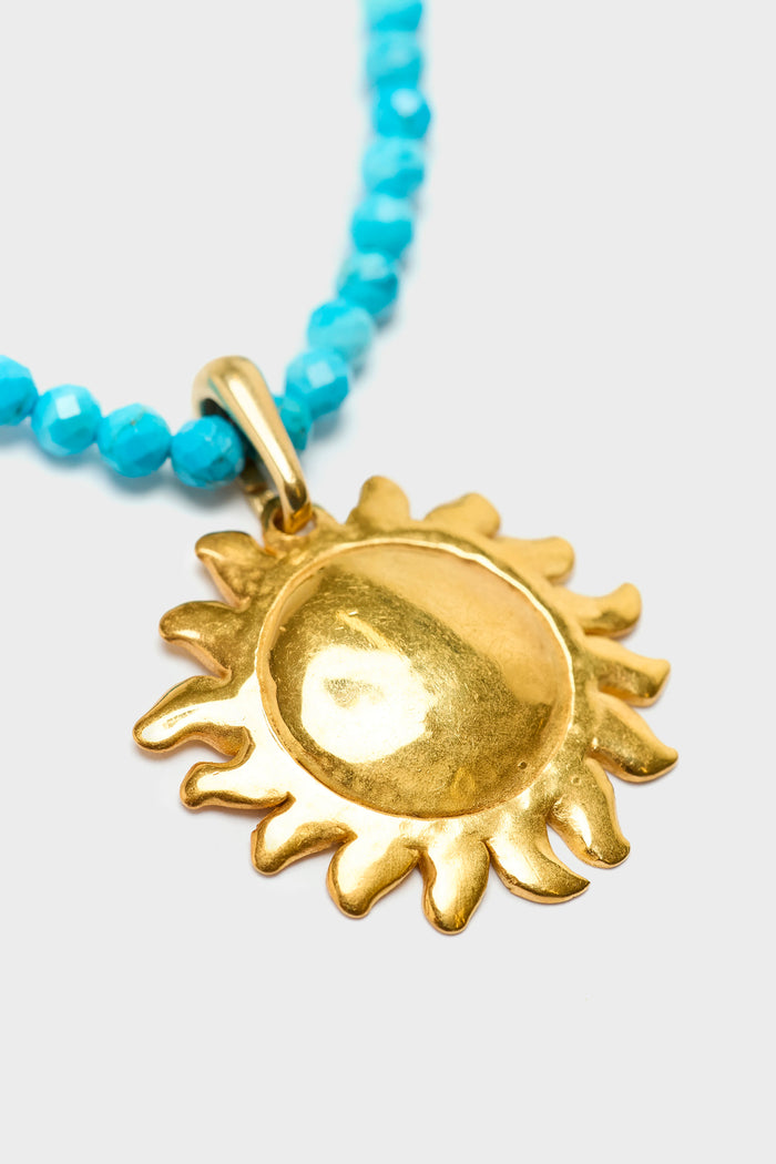 Alhaja Alhaja Sole Mio Turquoise Necklace