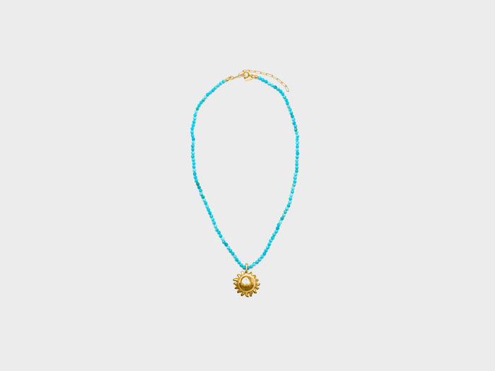 Alhaja Alhaja Sole Mio Turquoise Necklace