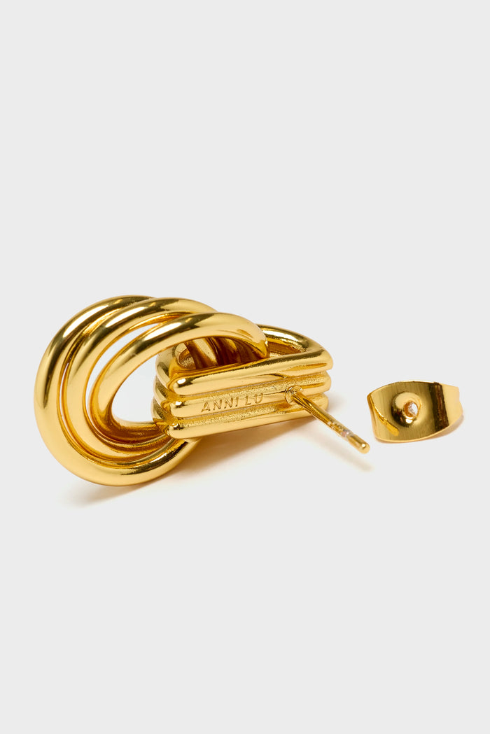 Anni Lu Anni Lu Boucles D'oreilles Doré Triplet