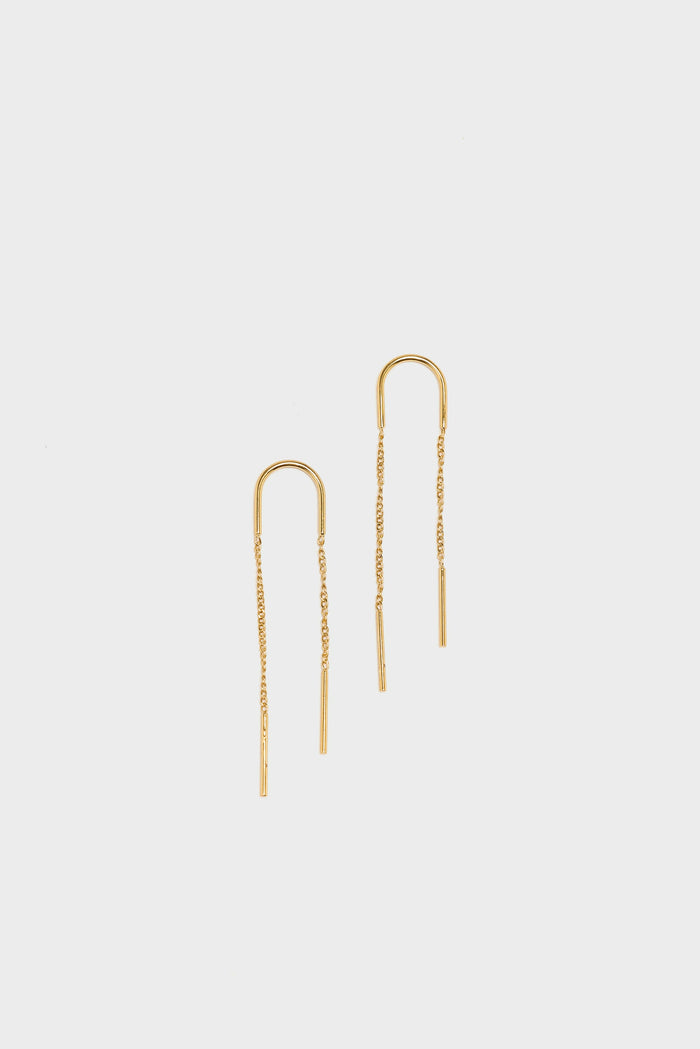 Bdm Studio BDM Studio Boucles D'oreilles Double Chaîne Adèle