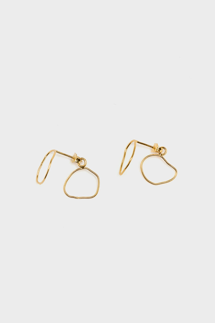 Bdm Studio BDM Studio Capucine Double Stud Gold Earrings