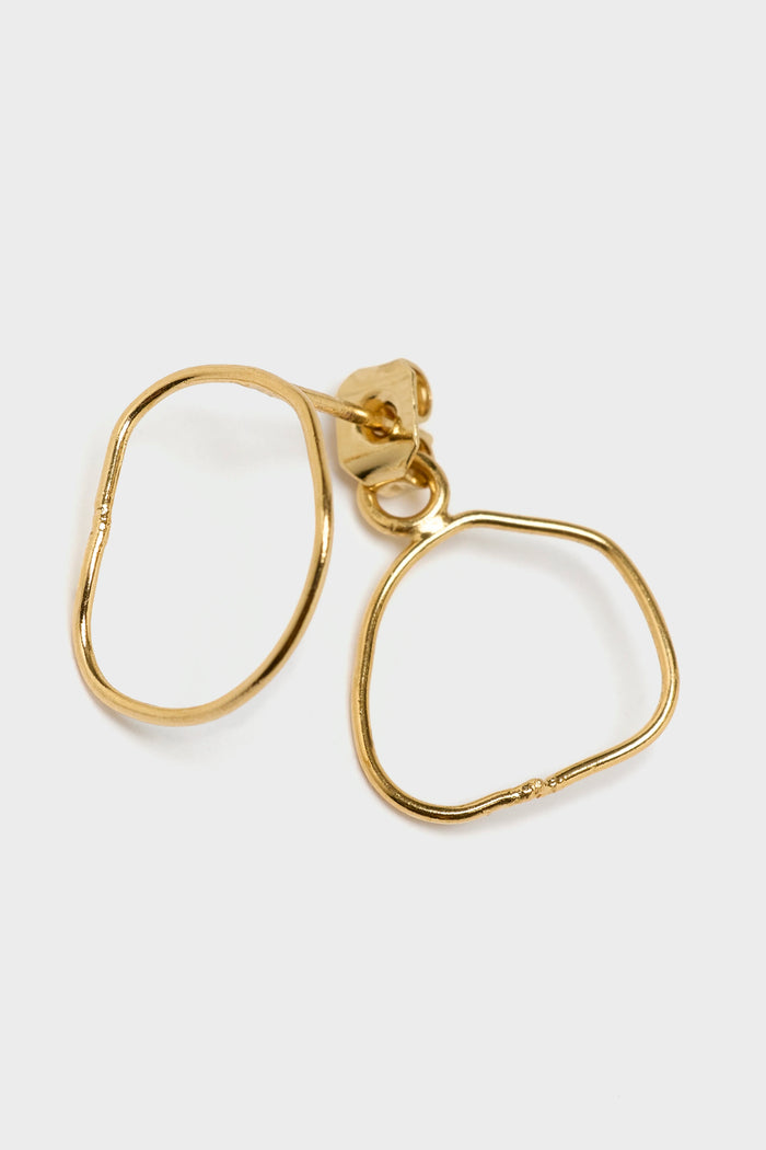 Bdm Studio BDM Studio Capucine Double Stud Gold Earrings