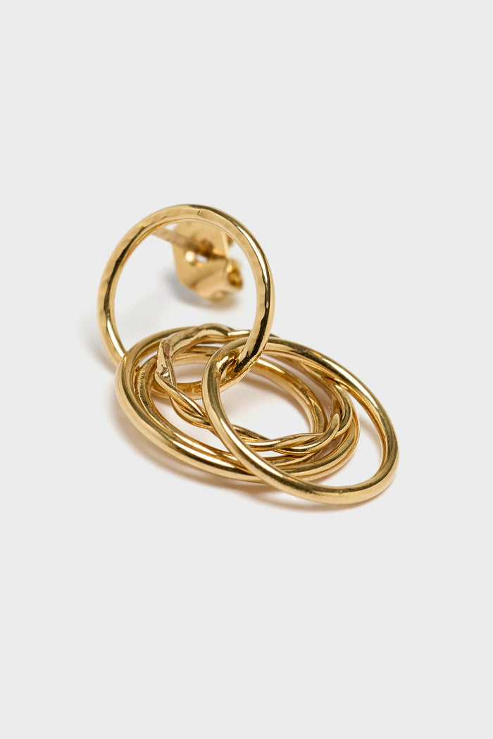 Bdm Studio BDM Studio Small Arizona Gold-plated Earrings