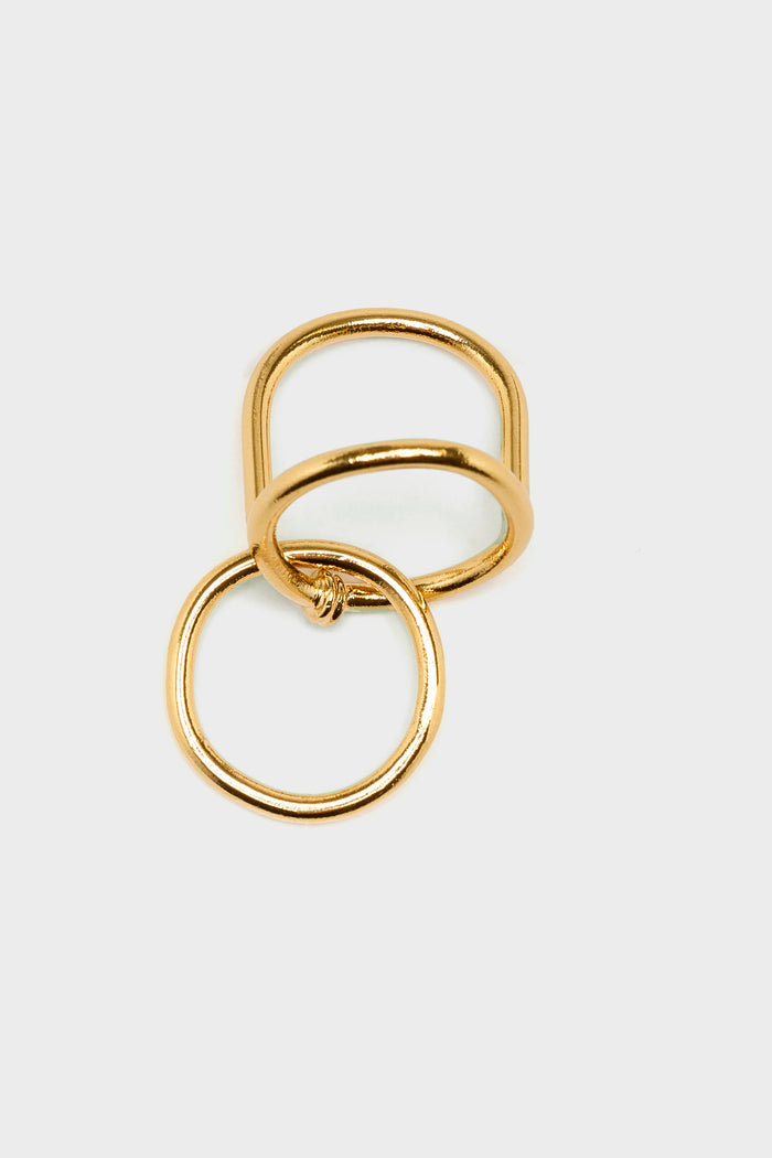 Bdm Studio BDM Studio Victoire Double Bague Doré/or