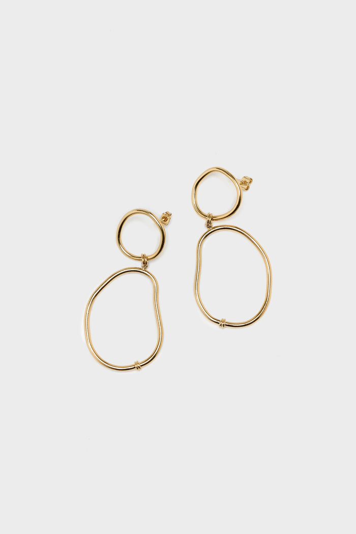 Bdm Studio BDM Studio Victoire Gold Pendant Earrings