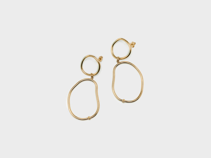 Bdm studio BDM Studio Victoire Gold Pendant Earrings