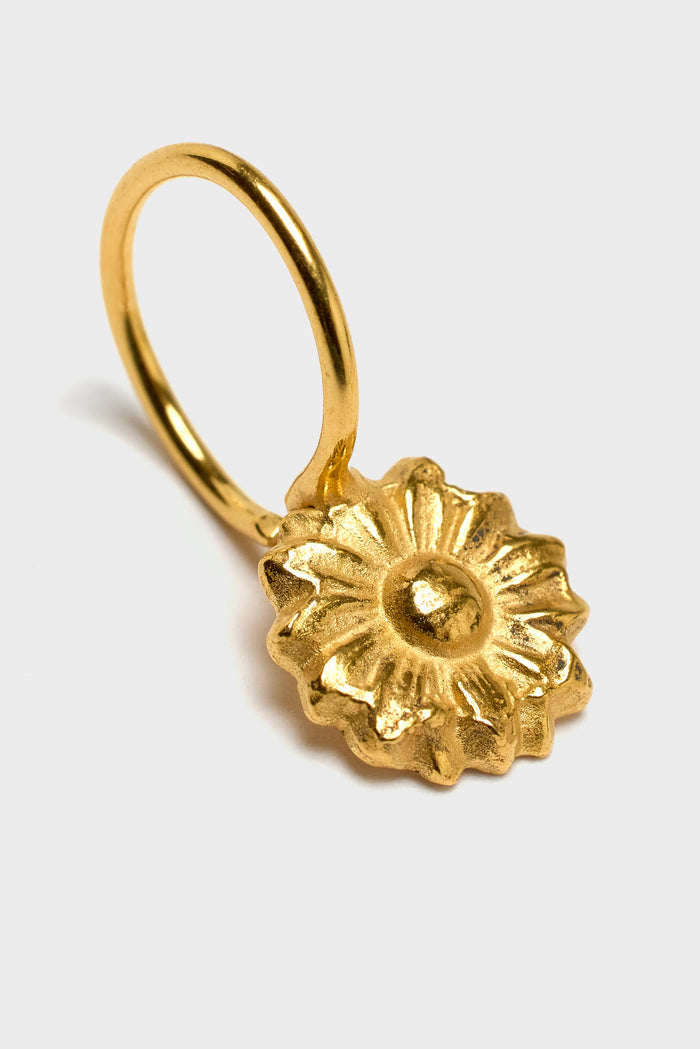 Sylvie Gilbert GilbertGilbert Asymmetric Flower Earrings