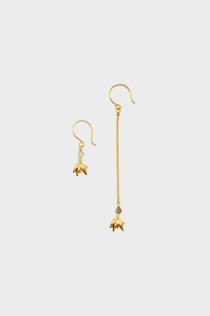 Sylvie Gilbert GilbertGilbert Asymmetric Rameau Earrings