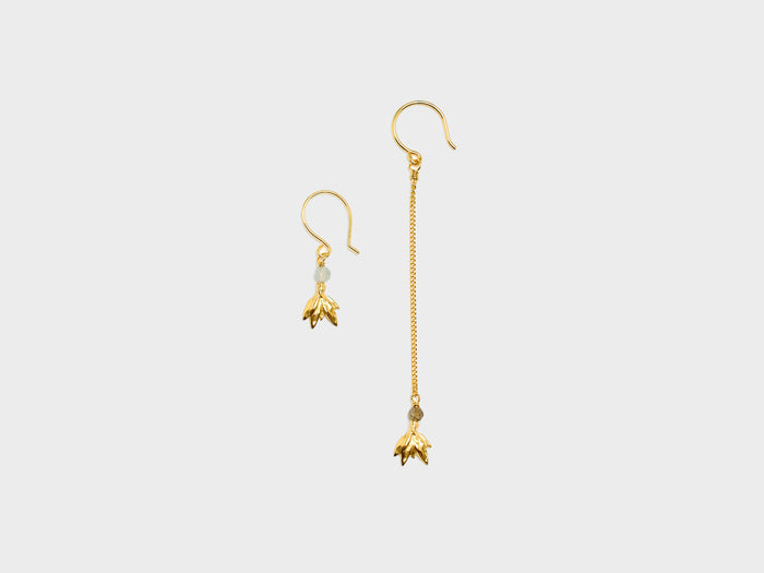 Sylvie gilbert GilbertGilbert Asymmetric Rameau Earrings