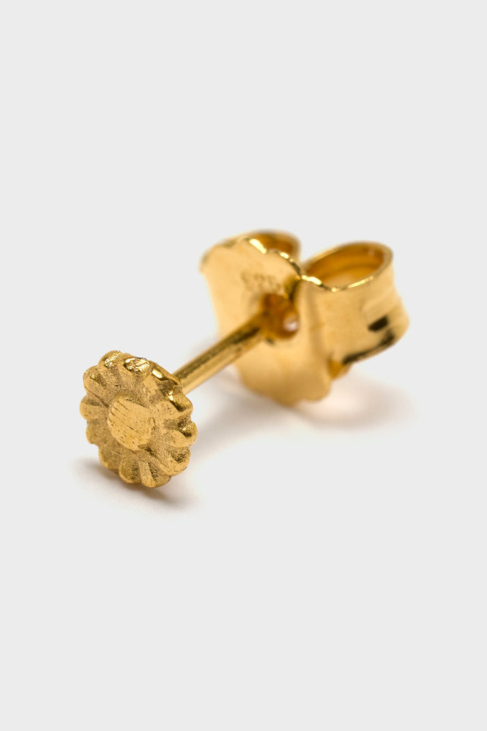 Sylvie Gilbert GilbertGilbert Flower Gold Stud Earrings