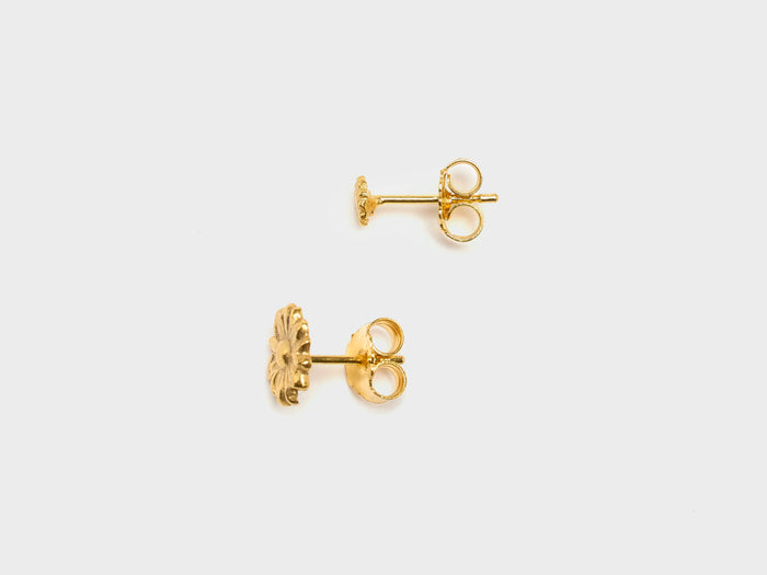 Sylvie gilbert GilbertGilbert Flower Gold Stud Earrings