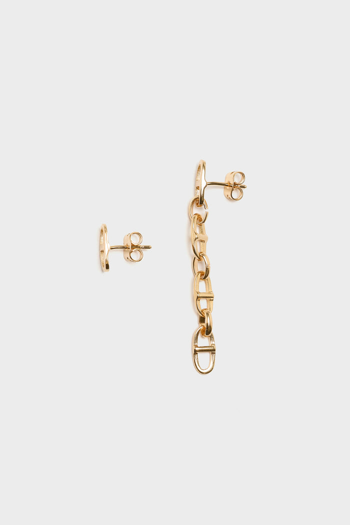 Helena Rohner Helena Rhoner Buckle Asymmetrical Earrings
