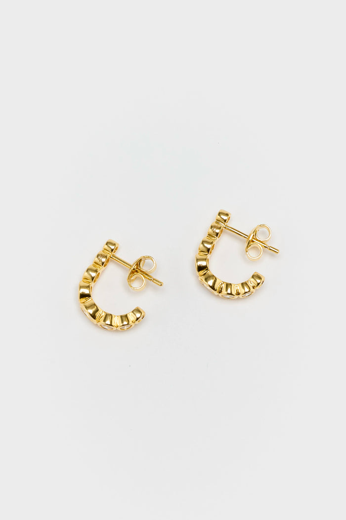 Ragbag Studio RAGBAG Boucles D'oreilles Odette Or Et Crystal