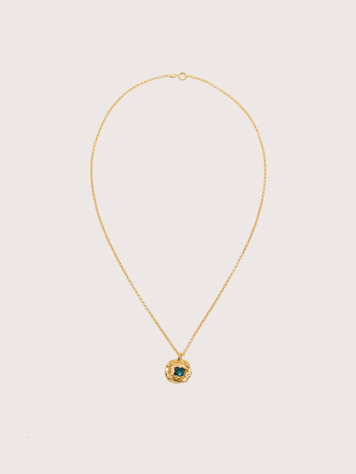 Simuero Simuero Collier D'or Et D'émeraudes Illetes