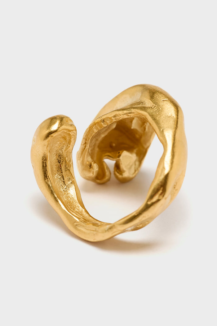 Simuero Simuero Bague Helio En Or