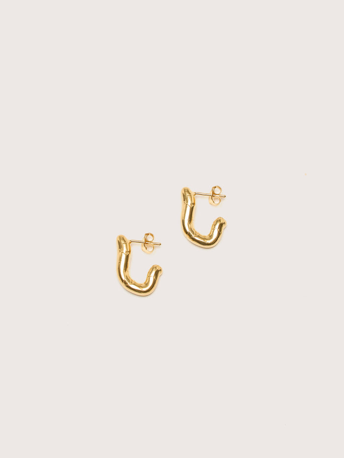 Simuero Simuero Boucles D'oreilles Or Gamba