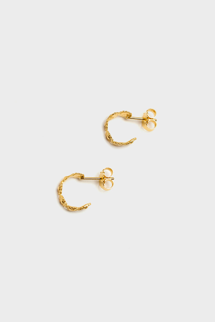 Sylvie Gilbert GilbertGilbert Flower Hoop Earrings