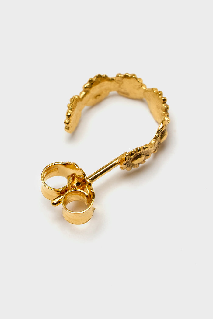 Sylvie Gilbert GilbertGilbert Flower Hoop Earrings