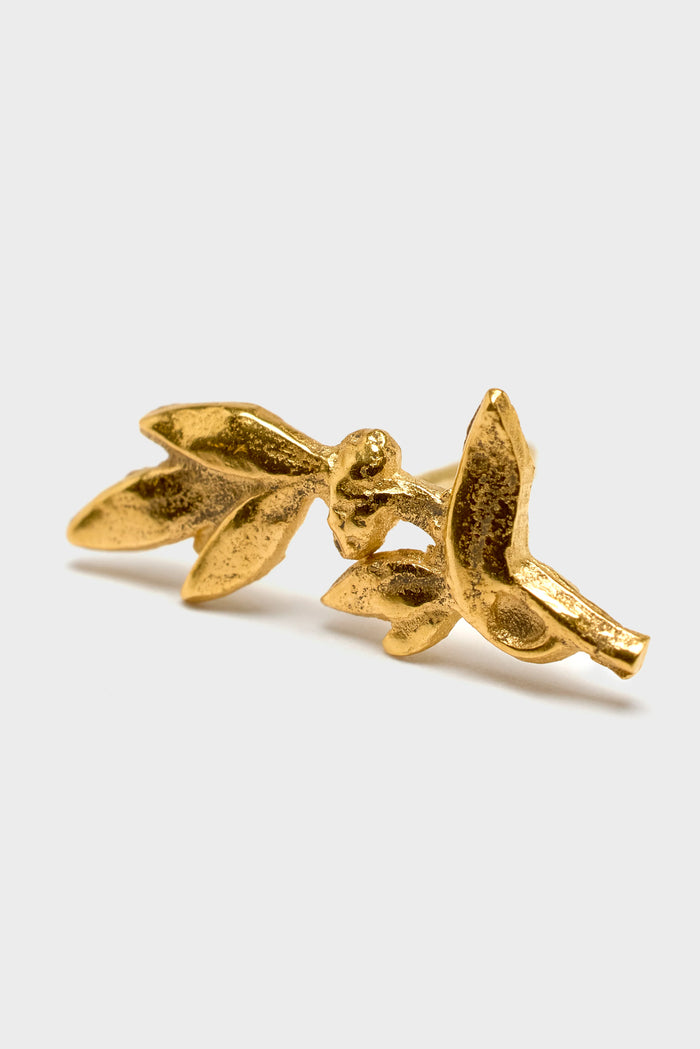 Sylvie Gilbert GilbertGilbert Rameau Gold Earrings