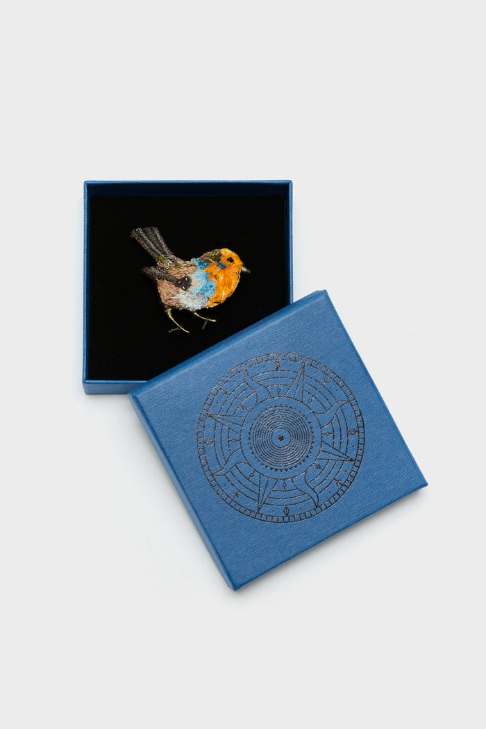 Trovelore Trovelore Robin Red Breast Brooch