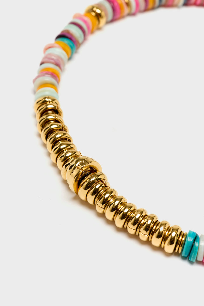 Vadi Jewels Vadi Jewels Alcùdi Collier Doré/or En Hématite